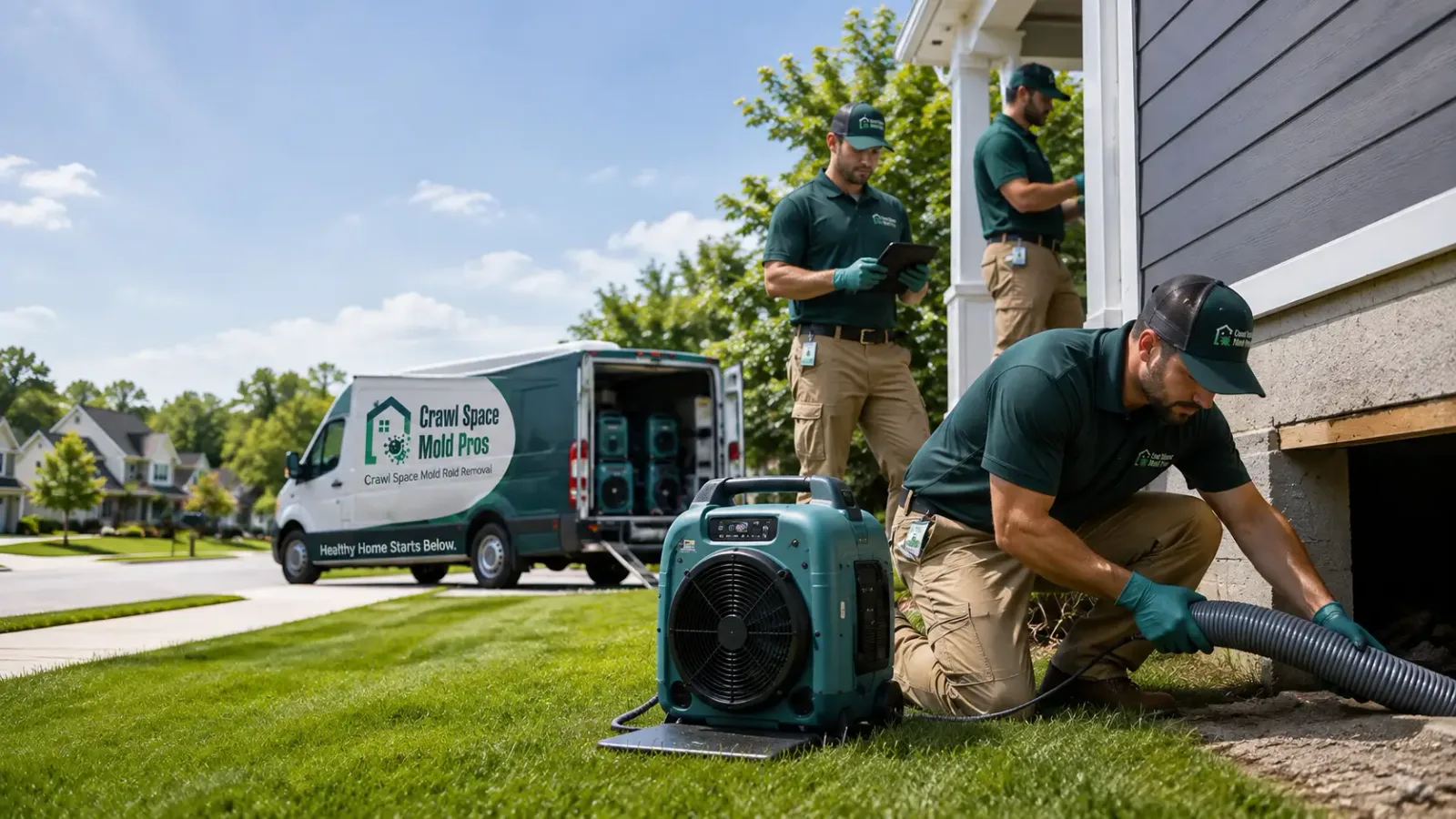 Crawl Space Mold Removal in Phillipsville, CA
